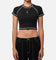 XXIII Women's Boiler Room Crop T-Shirt Black