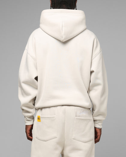 Loiter Hybrid Hoodie Stone