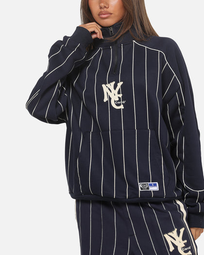 Carre New York City Series Quarter Zip Crewneck Navy