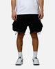 MNML Roughed Pocket Cargo Shorts Black