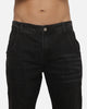 Ed Hardy Faded Bootcut Jeans Washed Black