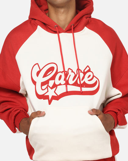 Carre Sport C Hoodie Off White/Red