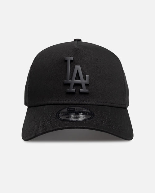 New Era Los Angeles Dodgers "Black Metal Badge" 9Forty A-Frame Snapback Black