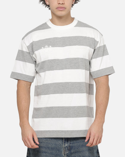 Carre Shoegaze Stripe T-Shirt Grey Marle
