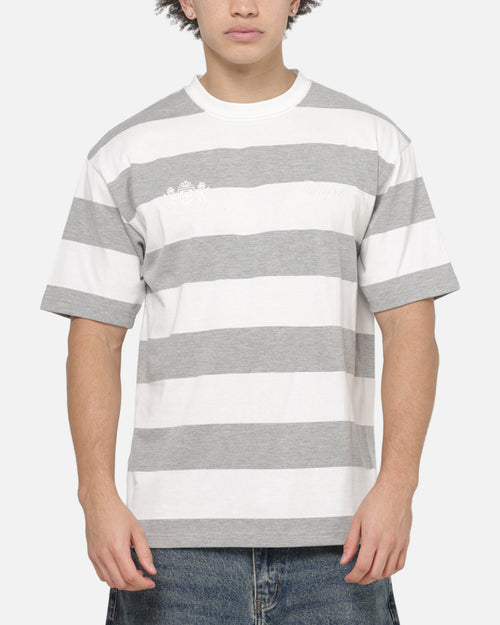 Carre Shoegaze Stripe T-Shirt Grey Marle