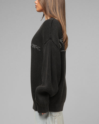 Loiter Star Born Knit Sweater Black