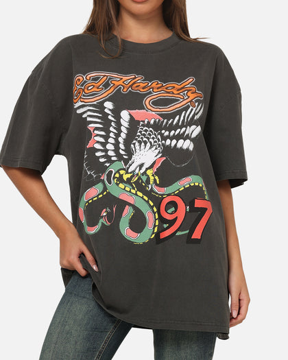 Ed Hardy Hardy Motors T-Shirt Washed Black