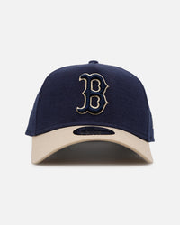New Era Boston Red Sox 'Moleskin' 9FORTY A-Frame Snapback Navy