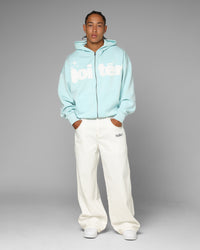 Loiter Cloud 9 Zip Hoodie Light Blue