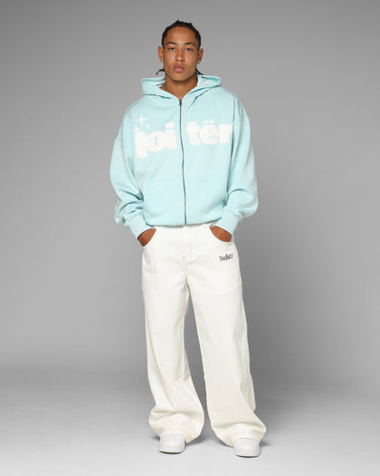 Loiter Cloud 9 Zip Hoodie Light Blue
