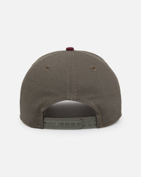 New Era Chicago White Sox 'Contrast Visor' Pre-Curved Golfer Snapback Moss/Maroon