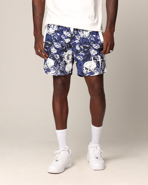 Saint Morta Relic Nylon Shorts Blue/White