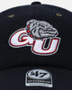 47 Brand Gonzaga Bulldogs Wooly Clean Up Strapback Navy