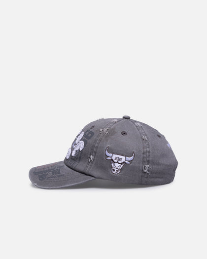 Mitchell & Ness Chicago Bulls 'Collegiate' Dad Fit Strapback Charcoal