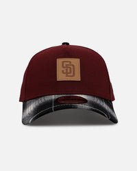 New Era San Diego Padres 'Workwear' 9FORTY A-Frame Snapback Maroon