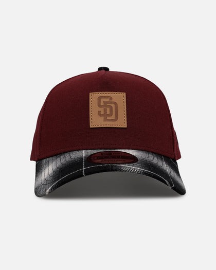 New Era San Diego Padres 'Workwear' 9FORTY A-Frame Snapback Maroon