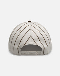 New Era Boston Red Sox 'Washed Stone Walnut' 19TWENTY Snapback Brown Pinstripe