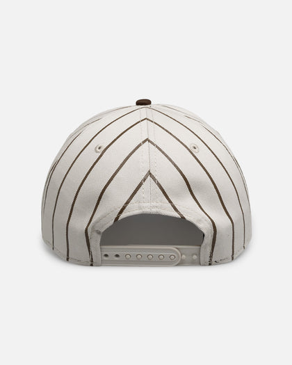 New Era Boston Red Sox 'Washed Stone Walnut' 19TWENTY Snapback Brown Pinstripe