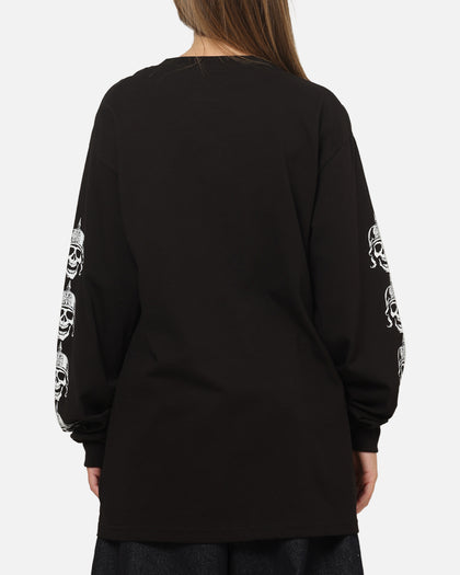 West Coast Choppers Skulls Long Sleeve T-Shirt Black