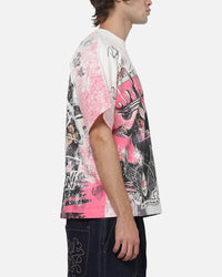 Culture Kings X WWE Bret 'The Hit Man' Hart All Over Print T-Shirt White