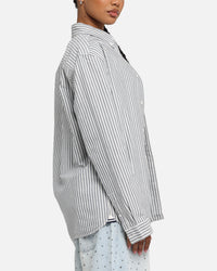 Fred Perry Stripe Oxford Shirt Blue