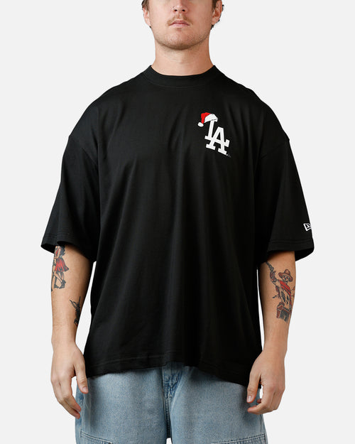 New Era Los Angeles Dodgers 'All I Want For Christmas' Santa T-Shirt Black