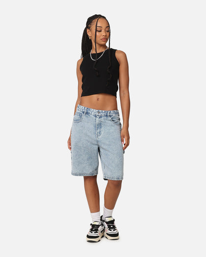 Carre Carpenter Jorts Light Blue Denim