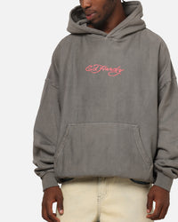 Ed Hardy Boom Hoodie Washed Charcoal