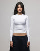 American Thrift Women's Fitted Long Sleeve T-Shirt Grey Heather