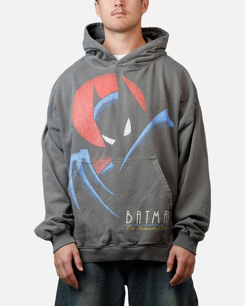 73Studio X DC Batman Hoodie Washed Charcoal