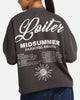 Loiter Palm Spring Box T-Shirt Charcoal