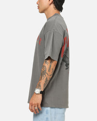 Carre Tiger Glow T-Shirt Washed Charcoal