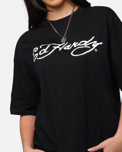 Ed Hardy Tiger Stamp T-Shirt Black
