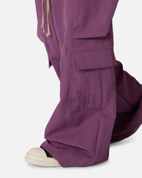MNML Rave Double Cargo Sweatpants Washed Mauve