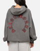 Saint Morta Worldwide Boxy Hoodie Washed Charcoal