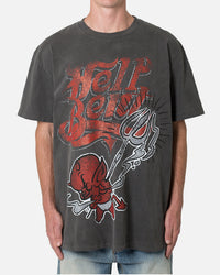 MNML Hell Bent T-Shirt Washed Black