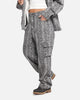 XXIII Snake Skin Cargo Pants Black Snake Print