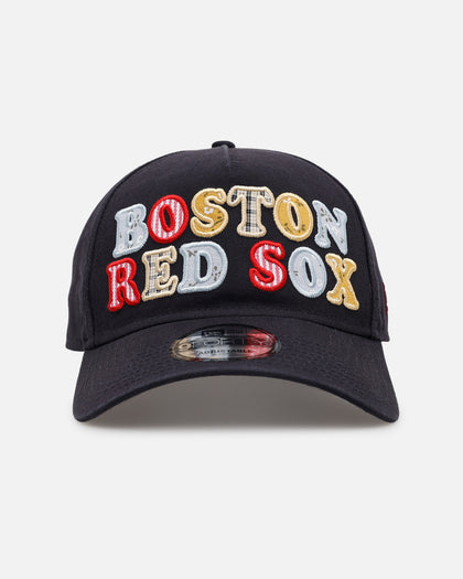 New Era Boston Red Sox 'Fabric Shop' 9FORTY A-Frame Snapback Navy