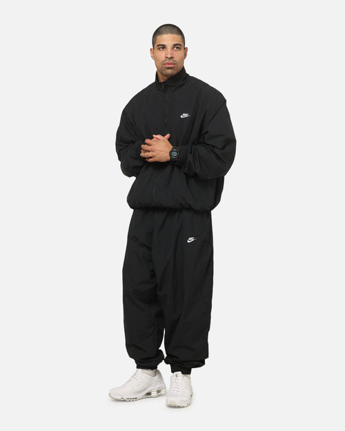 Nike Club Woven Oversized Track Pants Black