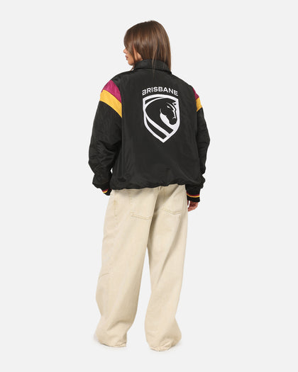 Bleacher Athletic Brisbane Broncos NRL Legacy Baseball Jacket Black