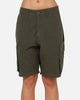 S Double Classic Cut Cargo Shorts Army