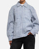 XXIII Boucle Tweed Zip Jacket Teal/Blue/Purple