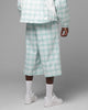Loiter Ultra Hybrid Shorts Green Plaid