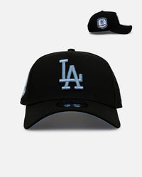 New Era Los Angeles Dodgers 'Black And Sky Blue' 9FORTY A-Frame Snapback Black/Sky Blue