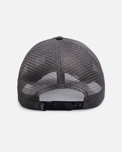 Von Dutch Distressed Old Originals Trucker Snapback Black/Grey