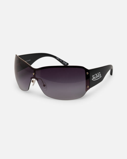 Aire X Von Dutch Tabloid Sunglasses Black/Gold