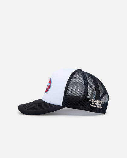 Market Patched Trucker Snapback White/Black