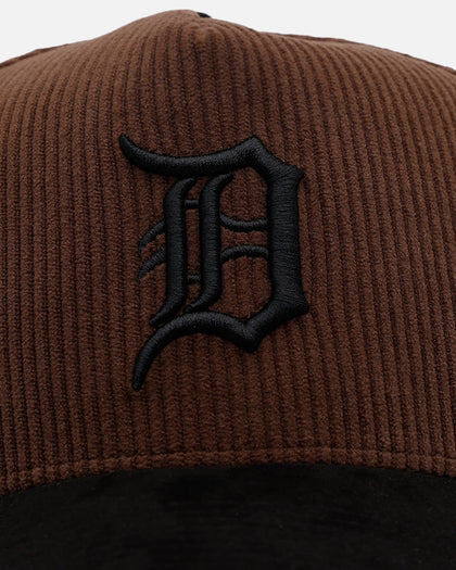 47 Brand Detroit Tigers 'Barren' Offside DT Corduroy Snapback Brown/Black