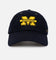 47 Brand Michigan Wolverines Wooly Clean Up Strapback Navy