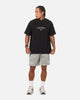 Saint Morta The Cross Boxy T-Shirt Black Acidwash